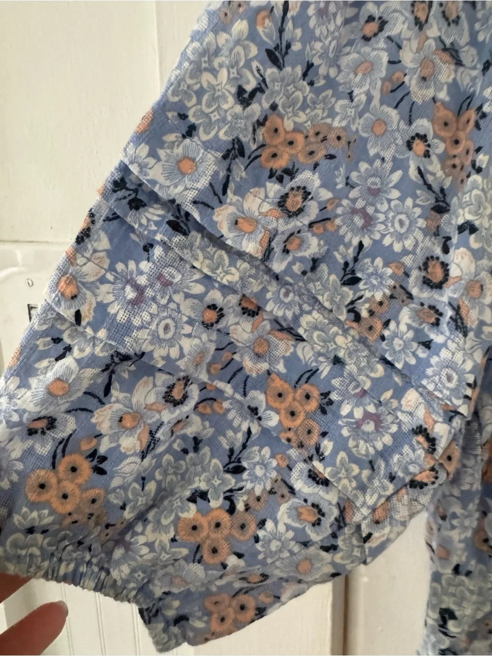 Free People Floral Blouse